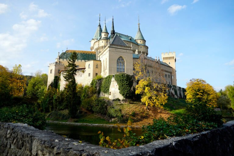 beautiful historic bojnice castle slovakia during daytime