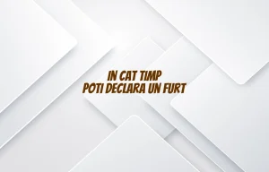 in cat timp poti declara un furt