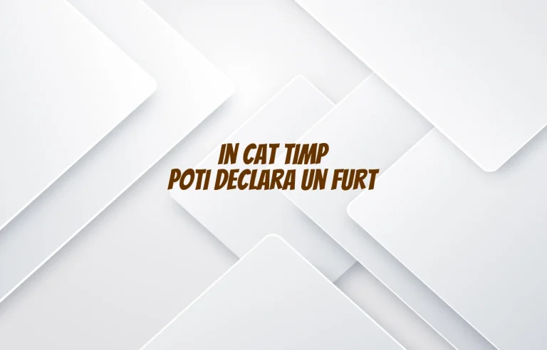 in cat timp poti declara un furt