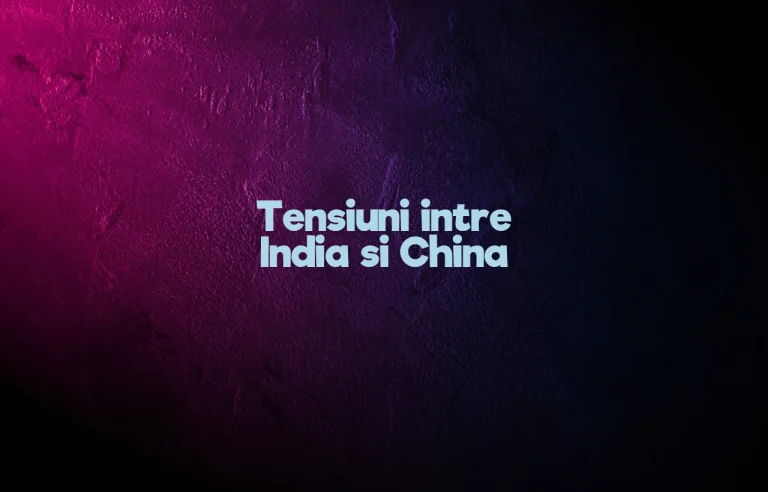 tensiuni india china