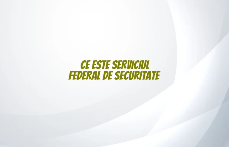 serviciul federal de securitate