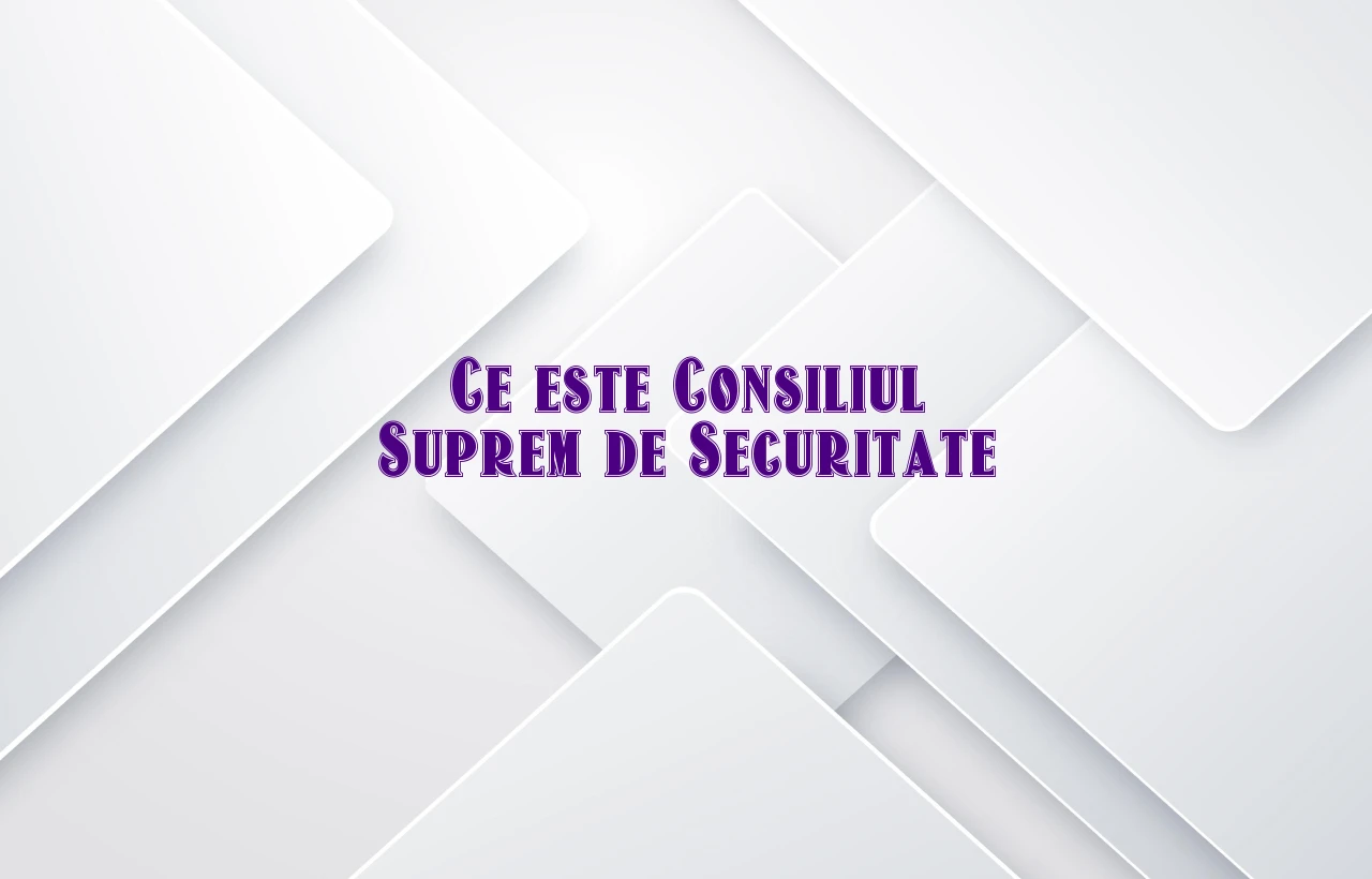 consiliul suprem de securitate