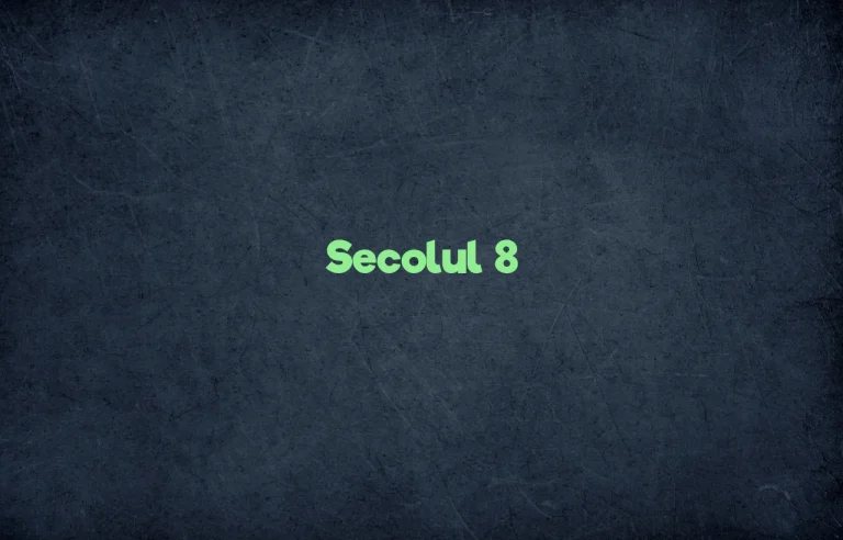 secolul 8