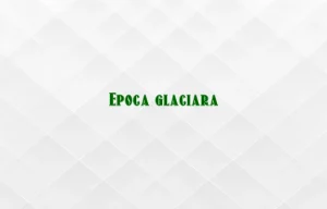 epoca glaciara