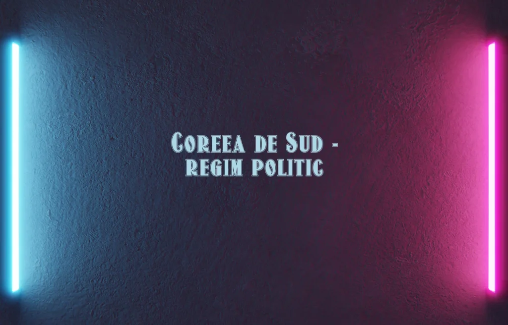 coreea de sud regim politic